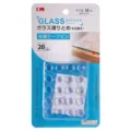 20pcs 10mm transparent anti-skid rubber gaskets with 3M adhesive for glass tables - Item 309 / 20 Pieces Set