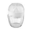 Professional portable manual citrus juicer with transparent cup and clear measurements - Mini Lemon Juicer Cup (6077) / White