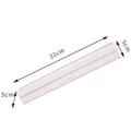 Dispenser magnetico per pellicola trasparente bianca con taglierina, lunghezza 32 cm - Stile Seghettato Magnetico