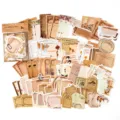 Vintage journal scrapbooking papier pack esthetique materiau decoratif 100 pieces - Note d'Époque