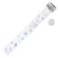 Holographic PET Washi Tape Set Fireworks Design Decorative Journaling Craft Supplies - Fireworks Carol