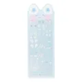 Süßer PET Guka Sticker Bogen DIY Tagebuch Material Schreibwaren Blaues Tierohr Design - Ein Welpe Sein