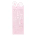 Cute bunny ears PET sticker sheet, pink aesthetic diary journaling DIY decorative stationery. - Be Good Rabbit