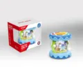 Kids musical drum toy early education baby interactive musical instrument carousel design - Little Drum / Blue