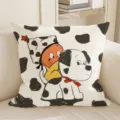 Cute cartoon star character throw pillow cover, soft decorative cushion for living room sofa. - 35x35cm (Cover Only) / IST09