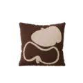 Retro brown apple throw pillow cover for living room sofa bedroom bed decorative cushion. - 35x35cm Cover Only / Brown