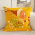 Cute cartoon star man Christmas pillow cover soft plush cushion case for living room home decor - 35x35cm (Cover Only) / IST07