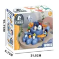 Set de juguete de pista de escalada de dinosaurios para niños, divertido set de autos. - Juego de aventura y pistas de dinosaurios