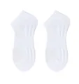 White athletic short socks for men, breathable mesh ankle socks, comfortable cotton variant. - One Size / Low-Cut White Socks (Regular Style)