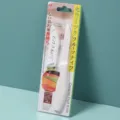 Couteau à fruits portable en céramique blanche avec étui et lame 8cm - Réf. : 3437