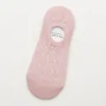 Calzini fantasmino rosa a trecce per uomo, cotone traspirante calze invisibili casual. - Taglia unica uomo (cartellino indipendente per ogni paio) / Rosa