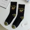 Calcetines largos negros hombre streetwear motivo dados gambling elegantes de algodón - Talla única (talla 36-44) / Color 5