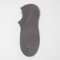 Herren Sommer dünn atmungsaktiv Mesh unsichtbare Socken einfarbig rutschfest grau Sockenn - Einheitsgröße / Graphit