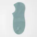Herren Sommer dünne Mesh Füßlinge, einfarbige atmungsaktive rutschfeste niedrige Socken. - Einheitsgröße / Hellblau