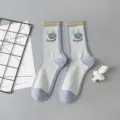 Street style cotton mid-tube socks, autumn trendy personalized socks for daily wear. - Robot One Size / Size 8