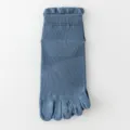 Calcetines de dedos de algodón transpirable para hombre en azul, calcetines deportivos. - Talla única (tallas 37-43) / Azul marino