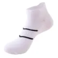 Men breathable athletic sports short socks, moisture wicking running cycling ankle socks. - One Size (Sizes 37-44) / White