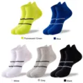 Men's breathable athletic short socks, moisture-wicking running socks, multi-color variant. - One Size (Sizes 37-44) / 5 Colors Mixed