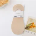 Comfortable mesh invisible women's socks, breathable low-cut summer boat socks anti-slip. - One Size (Size 36-41) / Khaki (Honeycomb Pattern)