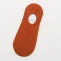 Calzini invisibili uomo tinta unita cotone estate traspiranti antiscivolo fantasmini corti - Taglia unica uomo (cartellino indipendente per ogni paio) / Rosso
