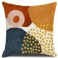 Détail de housse de coussin géométrique abstraite, design de taie d'oreiller nordique. - Style 2 / 45x45 cm