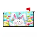 Housse de boite aux lettres lapin de Paques impereable decoration de jardin exterieur. - 14