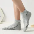 Calzini Sportivi Caviglia Grigio Uomo Cotone Traspirante Calze Corte Estate Casual - Taglia unica (37-44) / Grigio