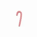 Miniature red and white striped Christmas candy cane resin charm for DIY crafts 31mm - Small Red White Striped