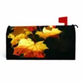 Autumn Maple Leaf Magnetic Mailbox Cover Outdoor Waterproof Mail Box Wrap Decor - Style 11