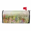 Blumen Outdoor Briefkasten Abdeckung magnetisch wasserdicht Briefkastenaufkleber Deko - 14