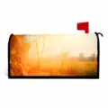 Outdoor waterproof fabric mailbox cover with beautiful autumn scenery print, easy installation. - Style 6