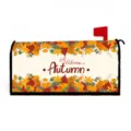 Fall Autumn Leaves Mailbox Cover Magnetic Waterproof Outdoor Yard Decor Mail Box Wrap - Style 7