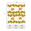 Frühling Sonnenblume magnetische Briefkastenabdeckung wasserdichte Gartendekoration Größentabelle - Stil 9