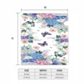 Blumen Briefkasten Abdeckung mit Schmetterling Muster Outdoor Deko Huelle Detail Ansicht - Stil 7