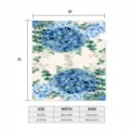 Blau Horthensie Blumen Garten Magnetisch Briefkasten Abdeckung Wasserdicht Deko Standard. - Stil 2 / Magnet