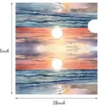 Wasserdichte Briefkastenabdeckung mit Sonnenuntergang Motiv, 18 Zoll dekorativer Briefkasten - Stil 12