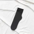 Women black velvet slouch socks thin stockings casual hosiery daily wear comfortable - One Size / Dark Gray