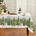 Mantel rectangular impermeable de Navidad tela decorativa funda para mesa estampado nuevo - Estilo 5