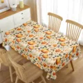 Mantel de calabaza de otoño impermeable rectangular decorativo para fiesta festiva - 70x40cm / 2