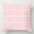 Pink geometric pattern throw pillow case polyester soft cushion cover for home sofa decor - 45x45cm / Style 12