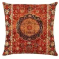 Funda de cojín vintage con estampado de mandala estilo alfombra persa, funda decorativa. - Estilo 1