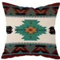 Funda de cojín geométrica bohemia estampada, funda de almohada vintage para sofá. - Estilo 2