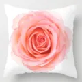 Bonita funda de cojin decorativa con rosa flor para sofa salon dormitorio - 45x45cm / Estilo 4