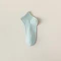 Hellblaue Damen Sommer Netz Low-Cut Socken, reine Baumwolle atmungsaktive kurze Knöchelsocken. - Einheitsgröße / Hellgrün
