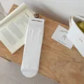 White solid color short footless socks summer thin breathable cotton hosiery for women - One Size / White