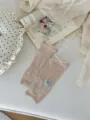 Beige mulberry silk stirrup socks, soft breathable footless sock sleeves for women. - One Size / Oatmeal