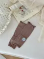 Women summer thin mulberry silk stirrup socks solid color casual breathable leg warmers - One Size / Light Coffee