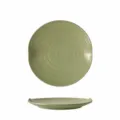 Assiette à steak en céramique rétro, plat de pâtes côtelé vert de 26cm pour restaurant. - 10.3 Pouces / Assiette feuille de lotus 10,3 pouces - Vert