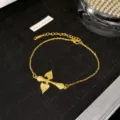 Elegant gold-finished stainless steel cross bracelet with sparkling stones detail - Gold Flower Bud Edge Full Rhinestone Cross Style (Style 7)