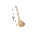 Retro japanischer Keramiklöffel mit Aufhängeloch, elegante gesprenkelte Tischkultur 13.5cm - Kleiner Löffel